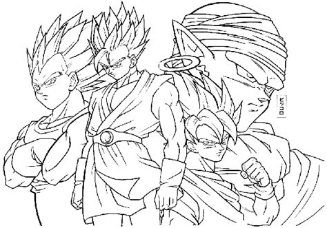 Coloriage Dragon Ball Z #38528 (Dessins Animés) – Dessin à colorier