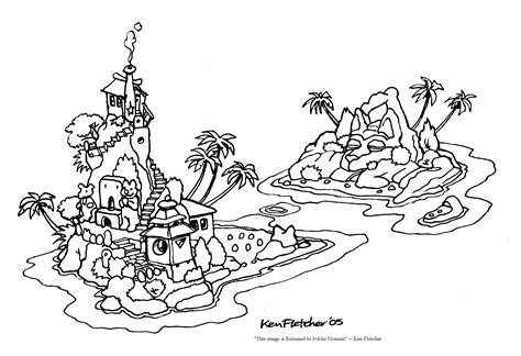 Gilligans Island Coloring Book Coloring Pages