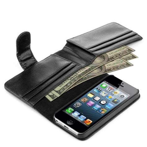 Genuine leather unisex slim credit card case holder and note compartment. iPhone 5 Case Credit Card Holder | eBay