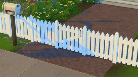 Totally Sims 4 Updates White Picket Fence And Gates