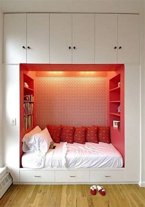 A murphy bed is a convenient option for apartment dwellers whose bedrooms also need to function as an office or a living room. 53 Small Bedroom Ideas To Make Your Room Bigger -DesignBump