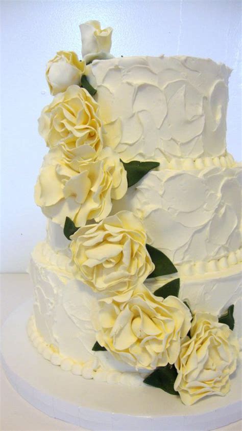 Check spelling or type a new query. #Pastel yellow wedding cake ... three tier textured white ...
