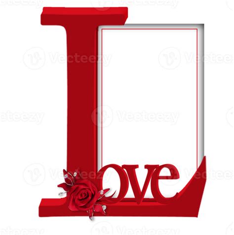 Love Valentine Romance Frame 24195320 Png