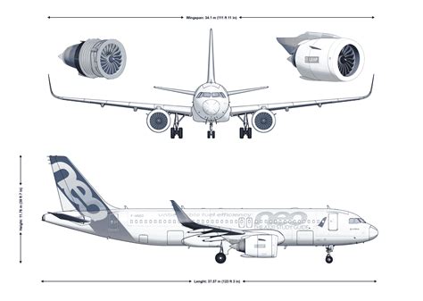 Airbus A320neo Blueprint Download Free Blueprint For 3d Modeling