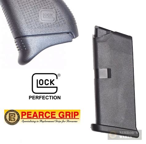 Glock 43 G43 9mm 6 Round Magazine 43106 Pearce Grip Extension Pg 43