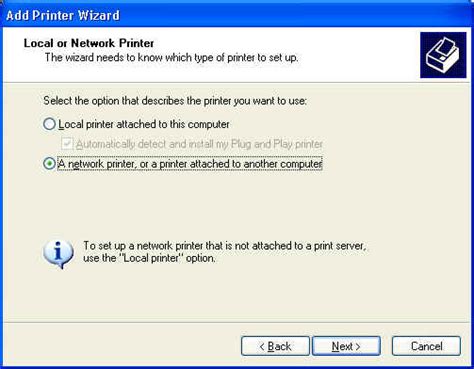 Adding A Network Printer With Windowsxp One Computer Guy