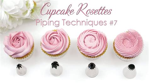 rosette cupcake swirl cupcake piping techniques tutorial cupcakes piping techniques rosette