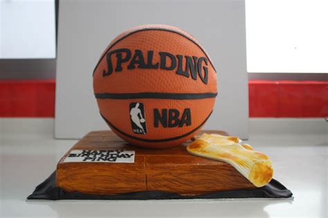 Celebrate With Cake Sculpted Basketball Cake For Celebrity
