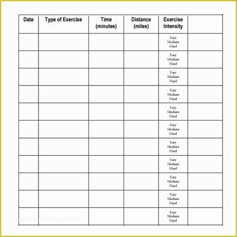 This article presents a collection of log templates that are in excel format, useful for a excel, then, with its rows and columns, is a good platform to make a log template. Free Exercise Log Template Of Workout Log Template - 14 ...