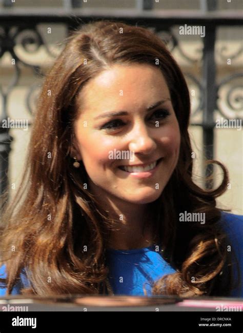 Catherine Duchess Of Cambridge Aka Kate Middleton Leaves The