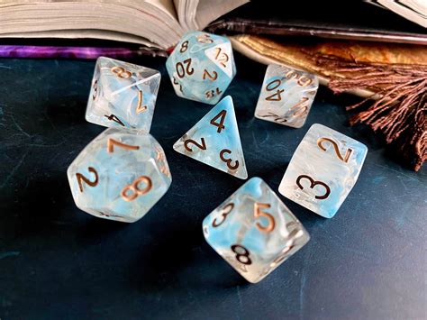 SPECTER dnd dice set for Dungeons and Dragons, Polyhedral dice set for