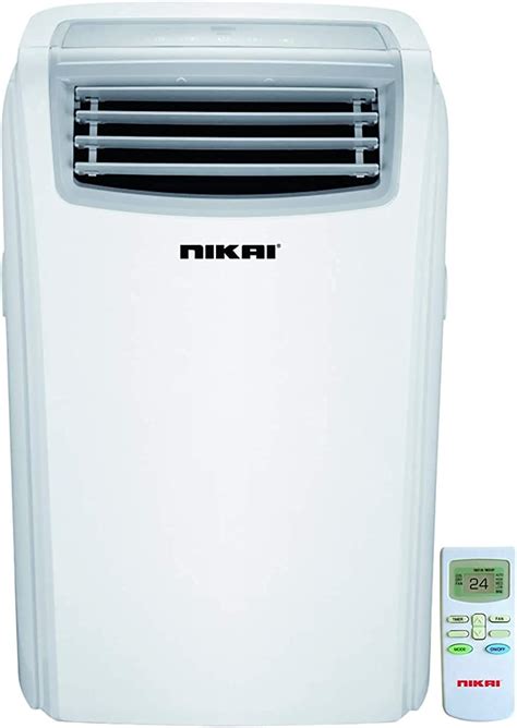 Nikai 1 Ton Portable Air Conditioner 12000 Btu With Remote 24h Timer