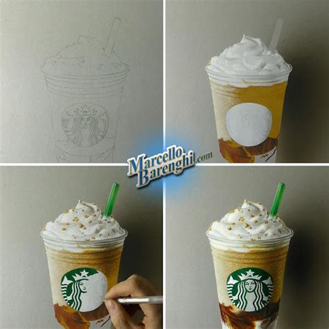 Drawing Starbucks Frappuccino Marcello Barenghi