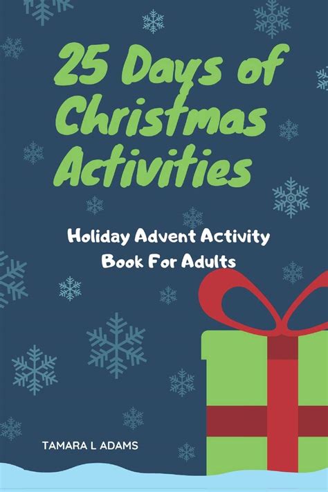 25 Days Of Christmas Activities Holiday Advent Activity Book For