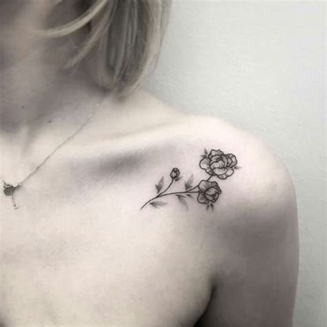 Front Shoulder Meaningful Small Shoulder Tattoos For Females Best