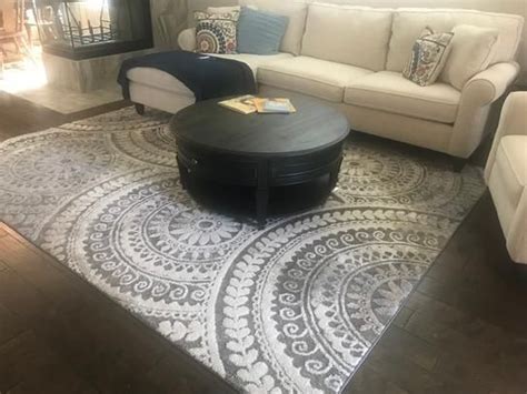 Medallion rug gallery offers an extensive selection of area rugs ranging from imported antique. Home Decorators Collection Spiral Medallion Cool Gray 8 ft ...