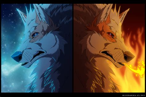 Free Download Fire And Ice Wolf Wallpaper Arcanine Fire And Ice By