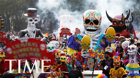Live Footage As Mexico City Celebrates Día De Los Muertos Day Of The