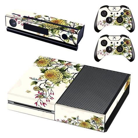 Xbox One And Controllers Skin Sticker Flower Xbox