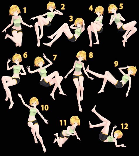 Reference Anime Floating Poses I Used This As A Pose Reference