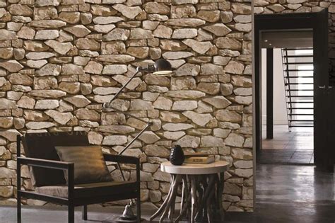 Natural 3d Stone Wallpapers Best Stone Wall Coverings Decor Slim Stone