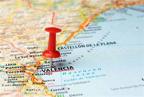 Valencia Spanje Kaart Kaart