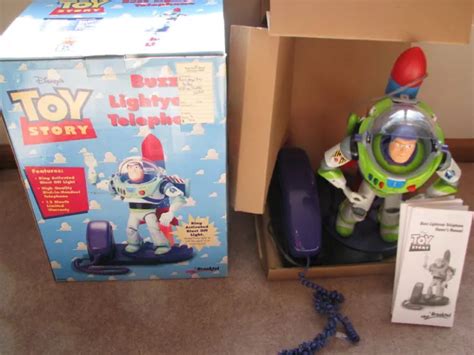 Rare 1996 Toy Story Buzz Lightyear Telephone In Box 15000 Picclick