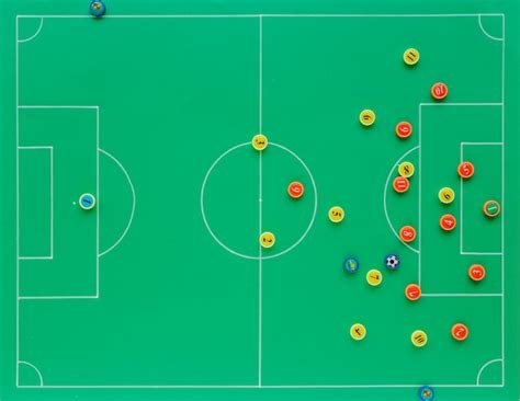 Football Background With Tactics Concept Photo Free Download