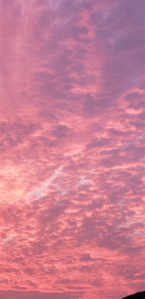 Sunset Clouds Pink Sky Hd Phone Wallpaper Peakpx