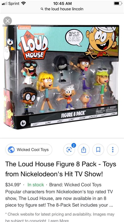 The Loud House Figure Set All Characters Cool Toys Nickelodeon The