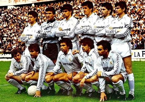 The Real Madrid Team Line Up For A Group Photo