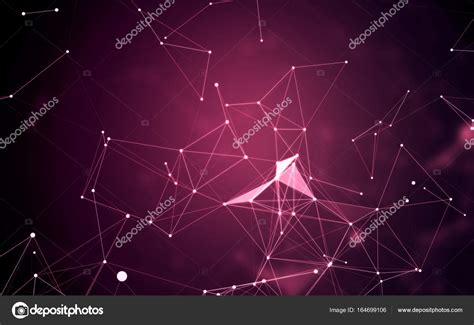 Polygonal Space Purple Background Stock Photo By ©hunthomas 164699106
