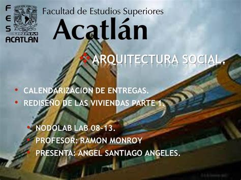 Arquitectura Social Parte 2 Nodolab