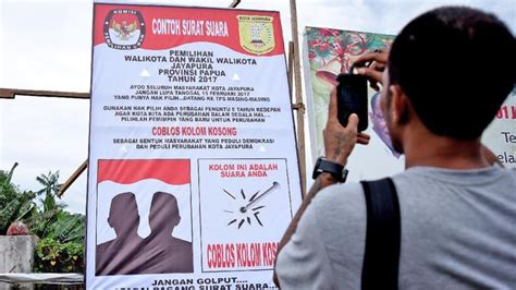 Contoh gambar (sample pictures of): Contoh Coblosan Surat Suara - Berisi contoh surat pribadi ...