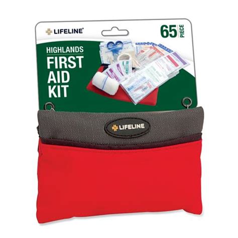 Lifeline Highlands First Aid Kit 65 Piece 4116 Sunnysports