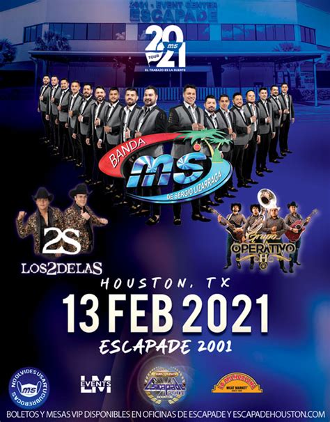 Natalia jiménez y alan ramírez, de la banda ms, presentaron en despierta américa su más reciente colaboración musical titulada 'qué. Sabado 13 de Febrero 2021 llega Banda MS a Escapade ...
