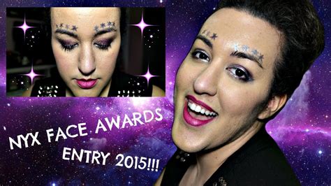 Nyx Face Awards Galaxy Inspired Entry 2015 Youtube