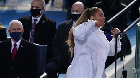 Jennifer Lopez Sings At Biden Inauguration The New York Times