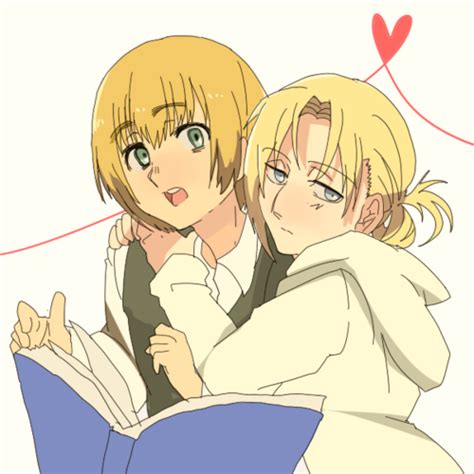 Armin X Annie Attack On Titan Art Armin And Annie Fanart Armin