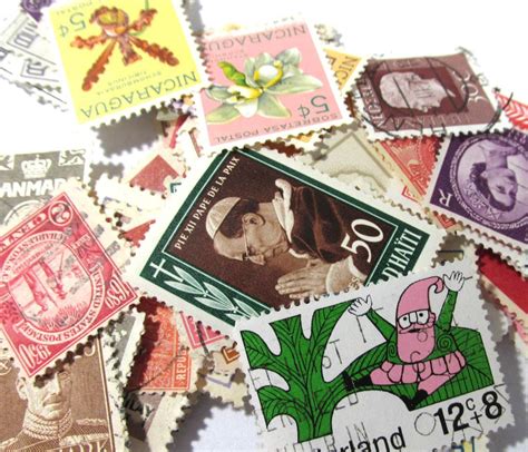 500 International Postage Stamps Philately Assorted Lot Etsy