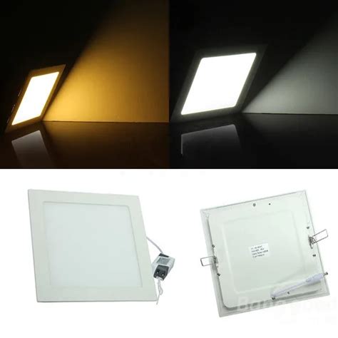 Free Shipping 15w Led Panel Lights Warm White Round Square Recessed Smd
