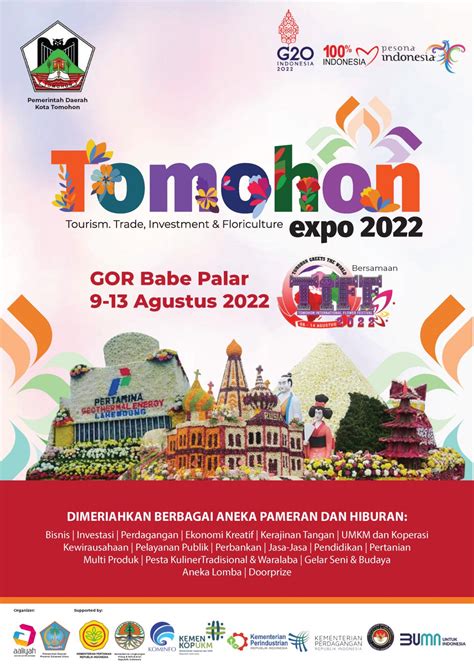 Pameran Tiff 2022 Tomohon Expo Jadwal Event Info Pameran Acara