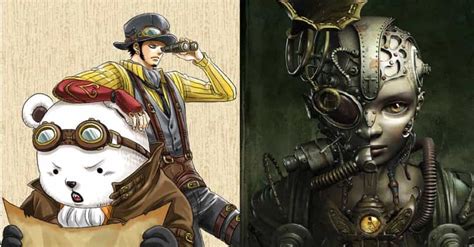 22 Awesome Steampunk Versions Of Anime Characters