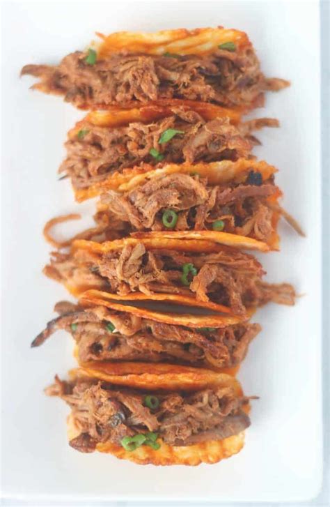 This works with any pork rinds. Keto Pulled Pork Tacos | Low Carb Pork Carnitas Recipe ...