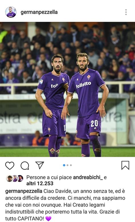 An investigation has been opened into the possibility that fiorentina captain davide astori was the victim. Pezzella: "Davide mi manchi, sappiamo che sei sempre con ...