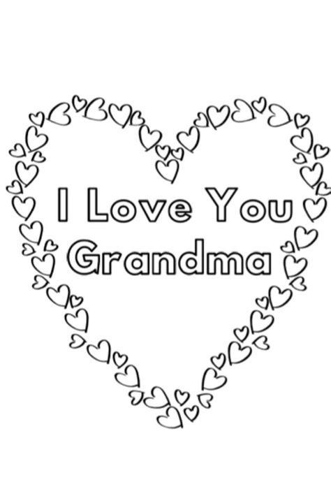 Coloring Pages I Love You Grandma : 53 best Coloring Pages images on