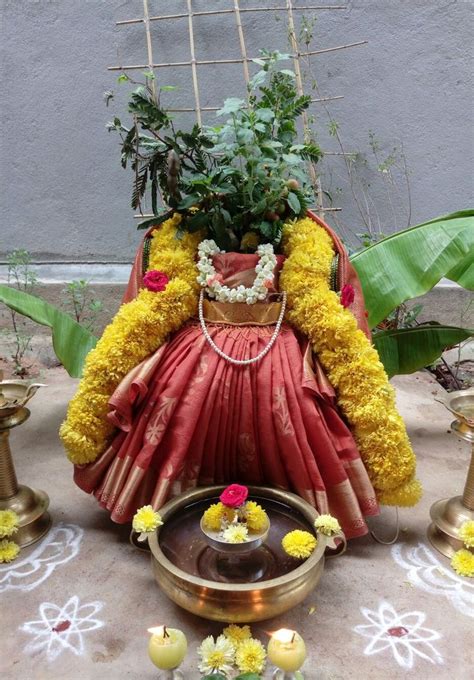 Tulasi Vivah Tulasi Poojae Tulsi Is Venerated As A Goddess In