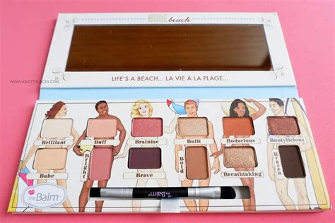 TheBalm Nude Beach Eyeshadow Palette Review And Swatches Knotty Laces