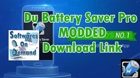 Du Battery Saver Power Saver On Demand ~ Softwares On Demand Sod