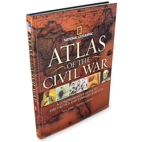 The National Geographic Civil War Atlas Hammacher Schlemmer